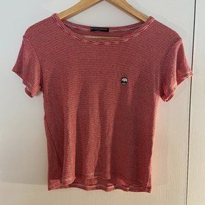 cute striped shirt from brandy melville!